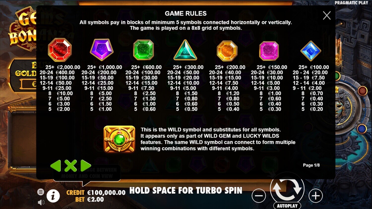 gems bonanza paytable gems-bonanza-paytable